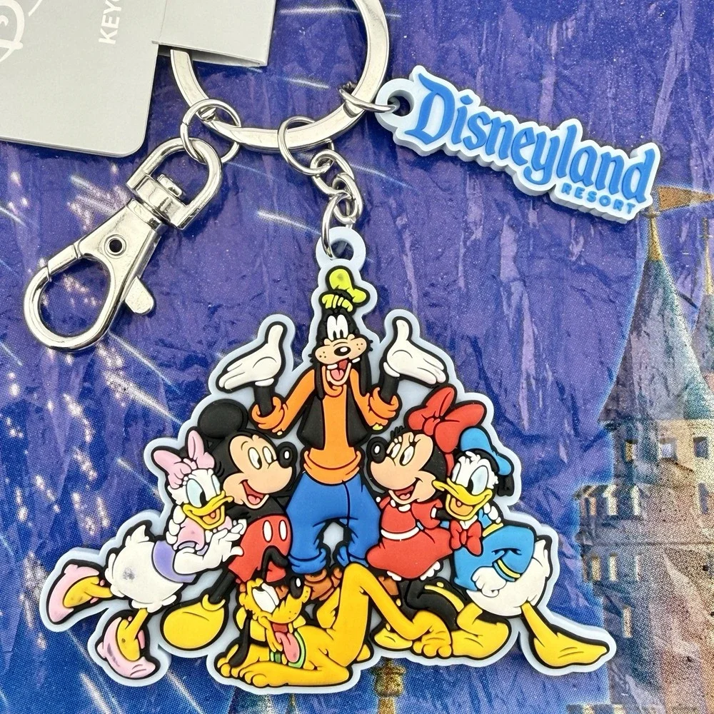 New 2025‎ Disneyland Resort Exclusive Mickey Mouse & Friends Rubber Key Chain E